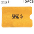 100 PCS RFID Blocking Card Sleeves - Aluminum Foil