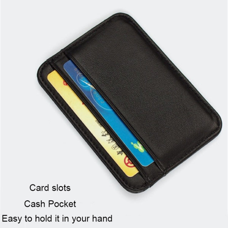 Ultra Thin Sheepskin Card Case - Convenient Mini Wallet