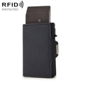 RFID Carbon Fiber Multifunctional Card Holder Bag
