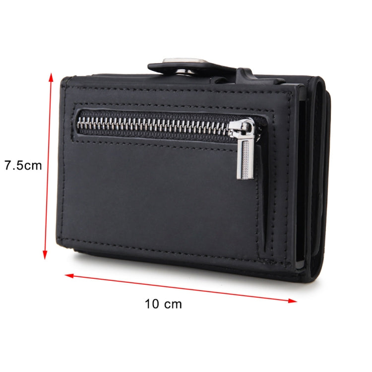 RFID Carbon Fiber Multifunctional Card Holder Bag