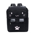 Cat Shape Canvas Backpack for Stylish Everyday Use