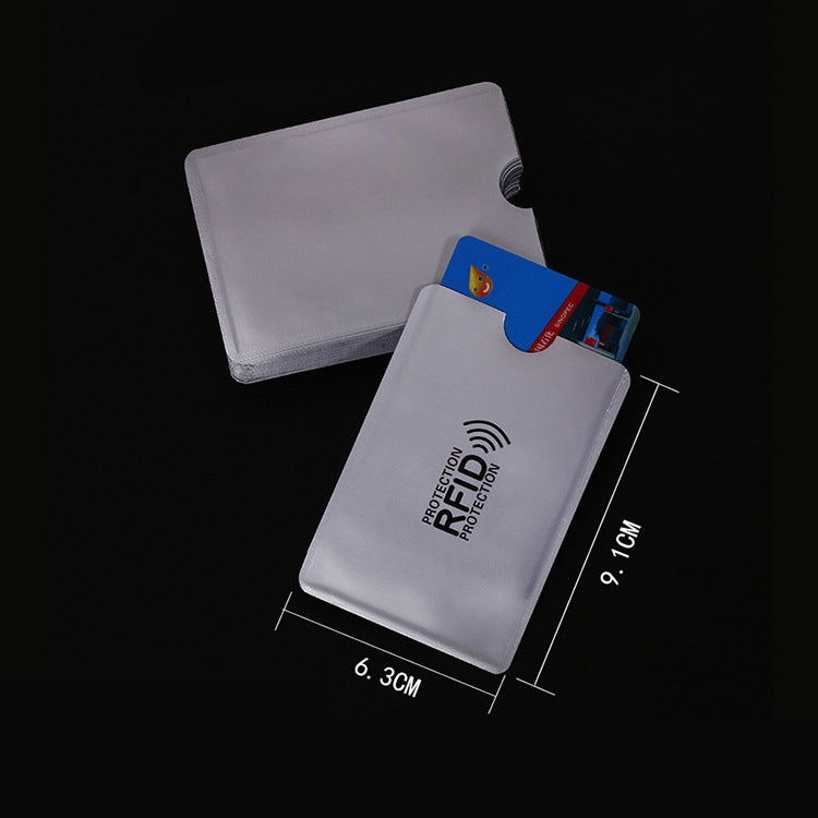 RFID Blocking Aluminum Foil Credit Card Holder Case