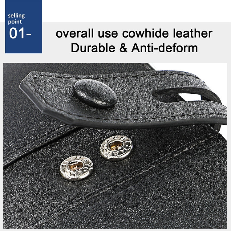 Retro Double Zipper RFID Wallet with Card Slots for Travel