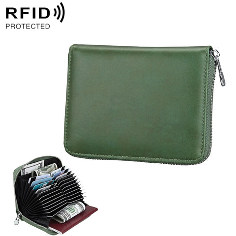Pacchetto di carte multifunzionali RFID antimagnetico in vera pelle