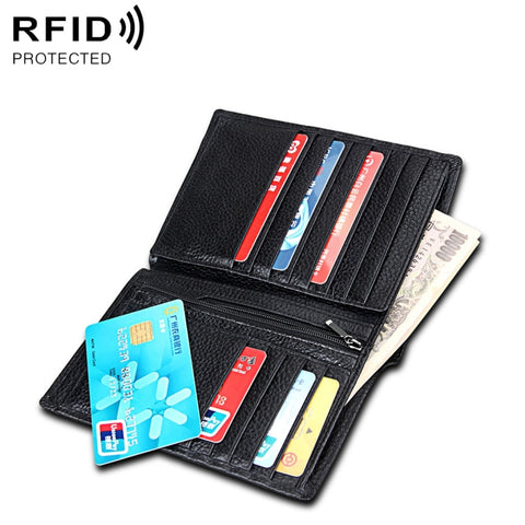 8219 Paquet de passeport pour porte-carte multifonction RFID antimagnétique pour homme, 8219