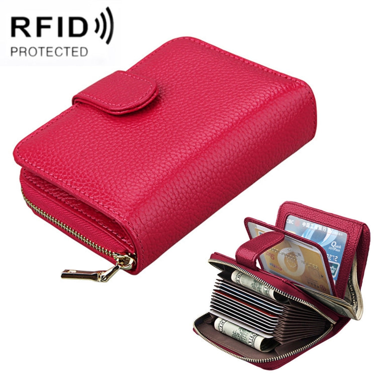 Stylish Full Grain Leather RFID Wallet for Women