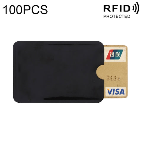 Custodia per carta di credito con blocco RFID in foglio di alluminio da 20 pezzi, dimensioni: 9 x 6,3 cm