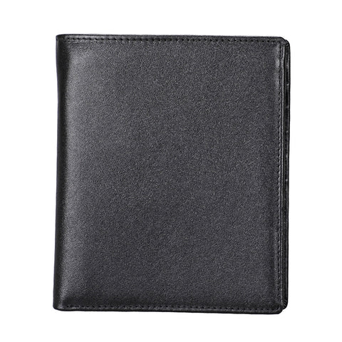 8235 Borsa per passaporto con portafoglio in pelle con texture Crazy Horse multifunzione RFID antimagnetico