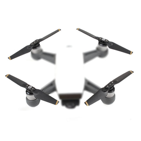 Eliche pieghevoli a sgancio rapido per DJI Spark (2 paia) - Oro e Bianco