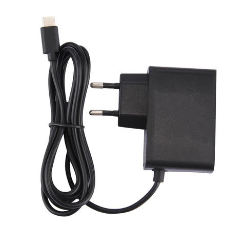 Pour console Nintendo Switch NS, adaptateur de jeu pour console de jeu, chargeur de batterie, adaptateur secteur, DC 5 V, longueur de courant : 1,5 m, colonne UE (noir), pour Switch NS EU Plug