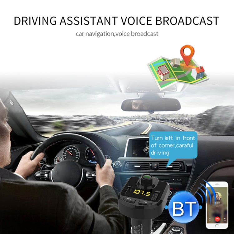 Dual USB Car Charger with Bluetooth and SD Card Support