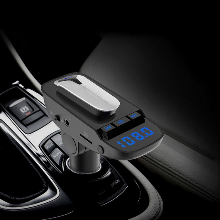 Wireless Bluetooth Car Kit with Dual USB Charger & FM