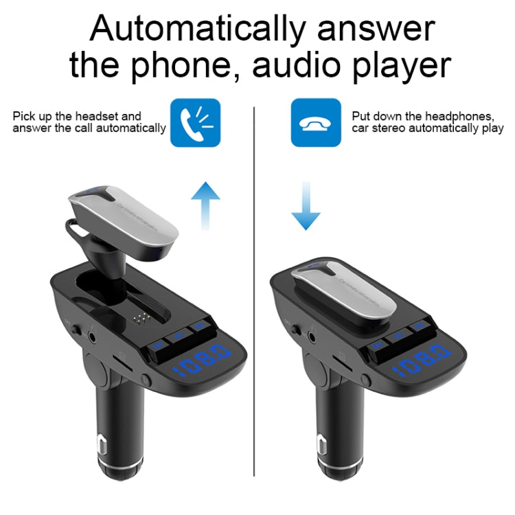 Wireless Bluetooth Car Kit with Dual USB Charger & FM