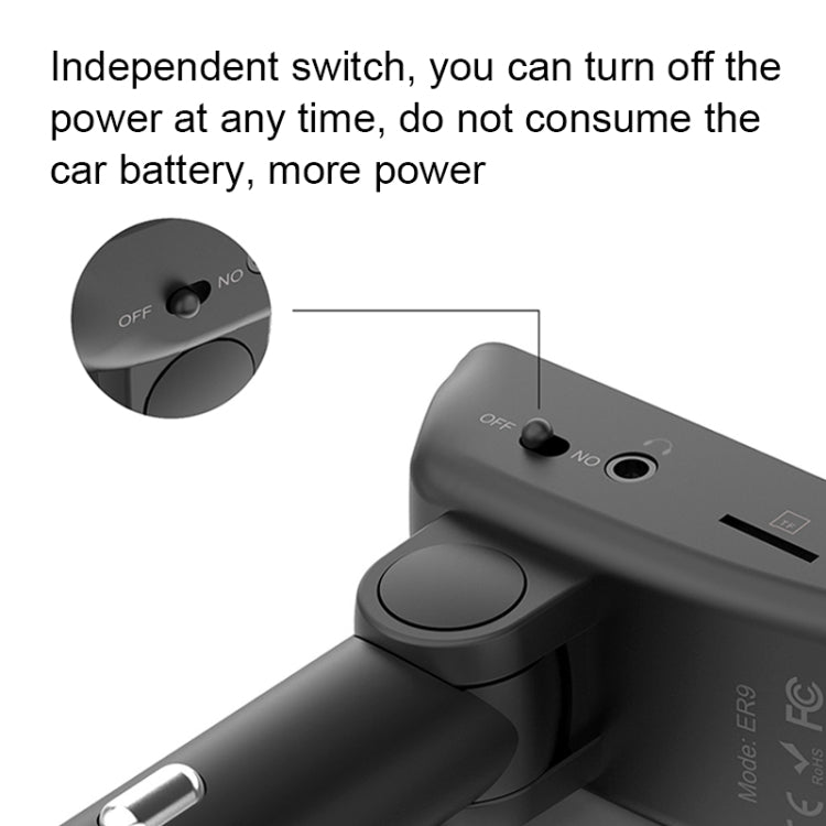 Wireless Bluetooth Car Kit with Dual USB Charger & FM