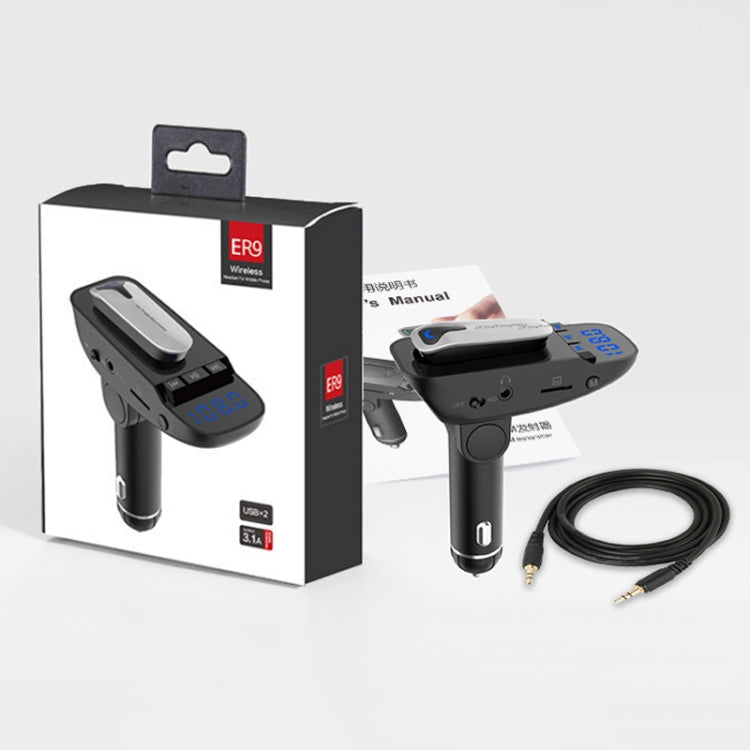 Wireless Bluetooth Car Kit with Dual USB Charger & FM