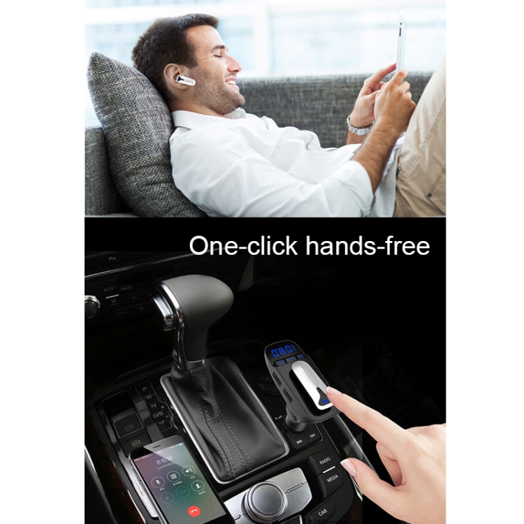 Wireless Bluetooth Car Kit with Dual USB Charger & FM