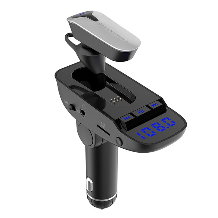 Wireless Bluetooth Car Kit with Dual USB Charger & FM
