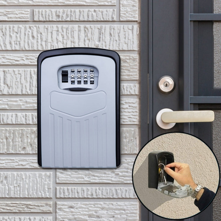 Grande scatola di immagazzinaggio in metallo con serratura con password Cassetta di sicurezza per villa Cassetta di sicurezza per armadietto a muro