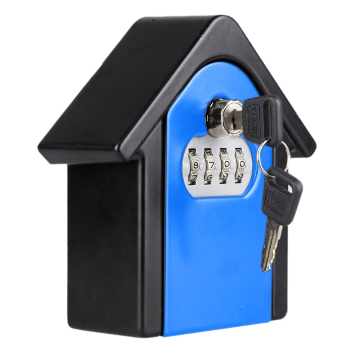 Hut Shape Security Box with Key for Safe Password Storage