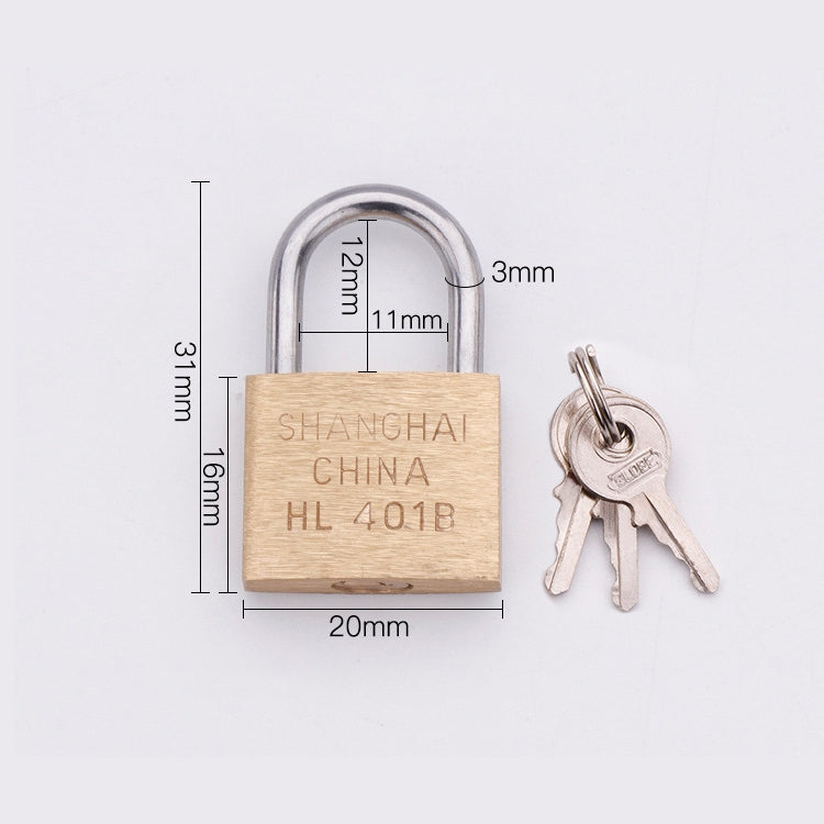 Compact 20mm Copper Padlock for Secure Locking Solutions