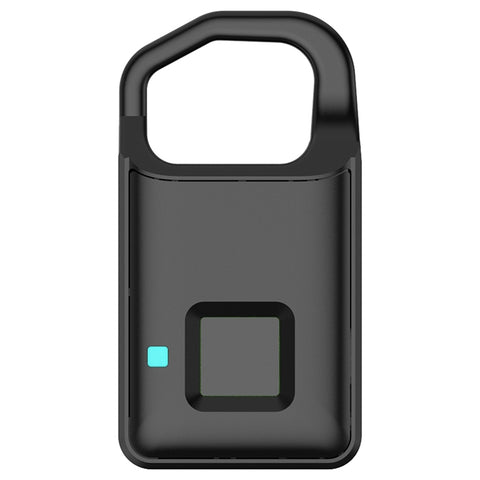 Piccolo lucchetto con rilevamento delle impronte digitali a semiconduttore di ricarica micro USB Anytek P4 3,7 V, P4