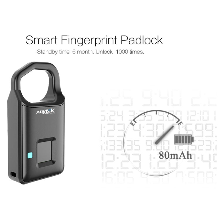Anytek P4 Fingerprint Padlock - Smart Security Solution
