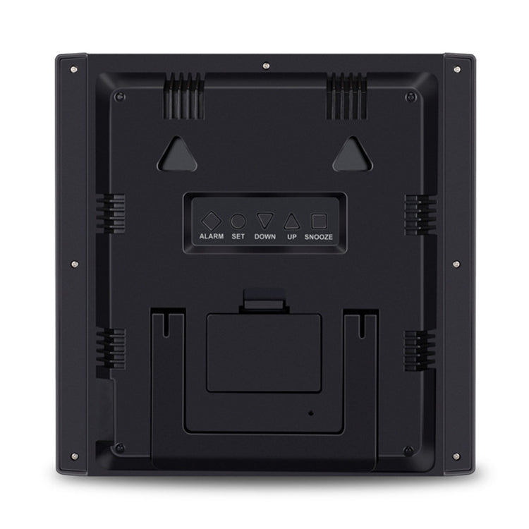 TS-8608 Orologio multifunzione con schermo grande Termometro igrometro creativo per uso domestico, TS-8608