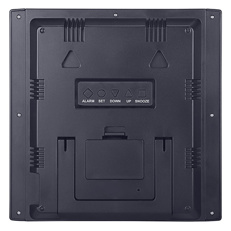 TS-8675 Orologio multifunzione con schermo grande Termometro igrometro creativo per uso domestico, TS-8675