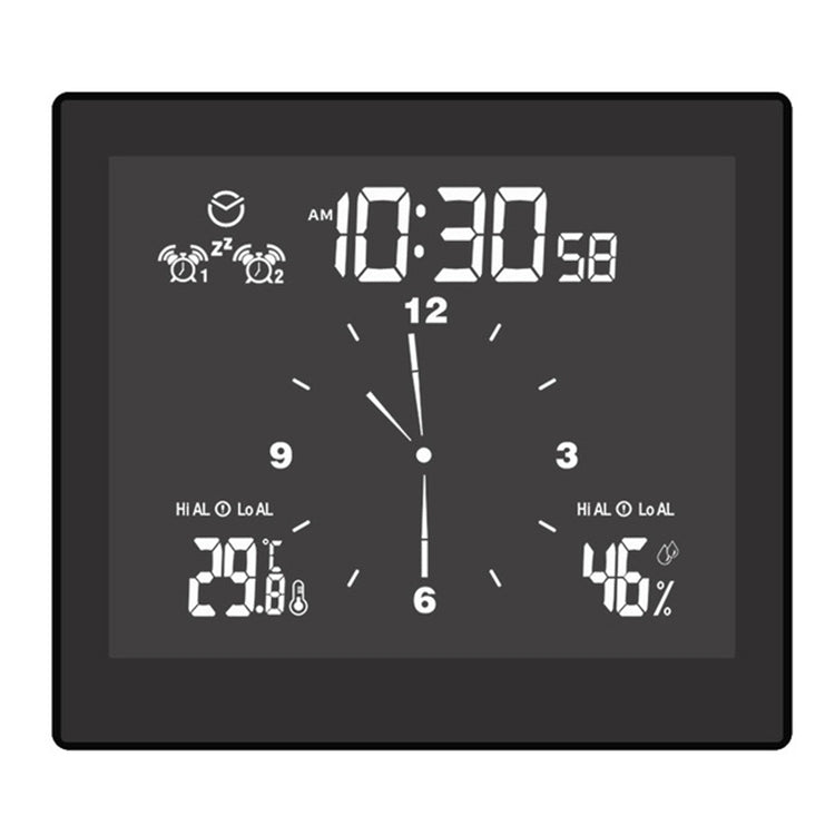 TS-WP10-W Orologio da parete impermeabile per bagno, timer, termometro domestico, igrometro, TS-WP10-W, TS-WP10-B