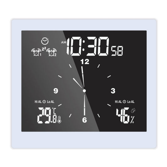TS-WP10-W Orologio da parete impermeabile per bagno, timer, termometro domestico, igrometro, TS-WP10-W, TS-WP10-B