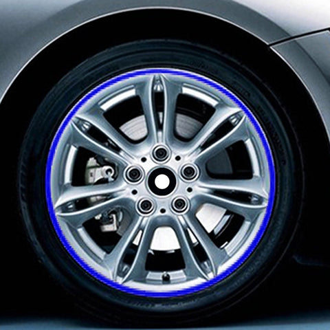Adesivo riflettente per mozzo ruota da 17 pollici a colori per auto di lusso, 17 inch