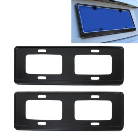 Cornice per targa auto in acciaio inossidabile (Set di 2)