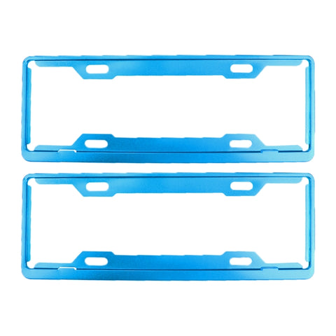 2 pz. Cornici per targa per auto Car Styling Cornice per targa in lega di alluminio Portatarga universale Accessori per auto