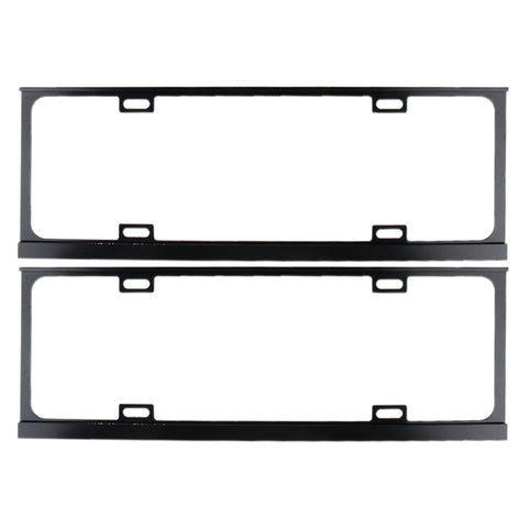 2 pz. Cornici per targa per auto Car Styling Cornice per targa in lega di magnesio Accessori per auto porta targa universale, Magnesium Alloy License Plate Holder, Magnesium Alloy - Novalix Store