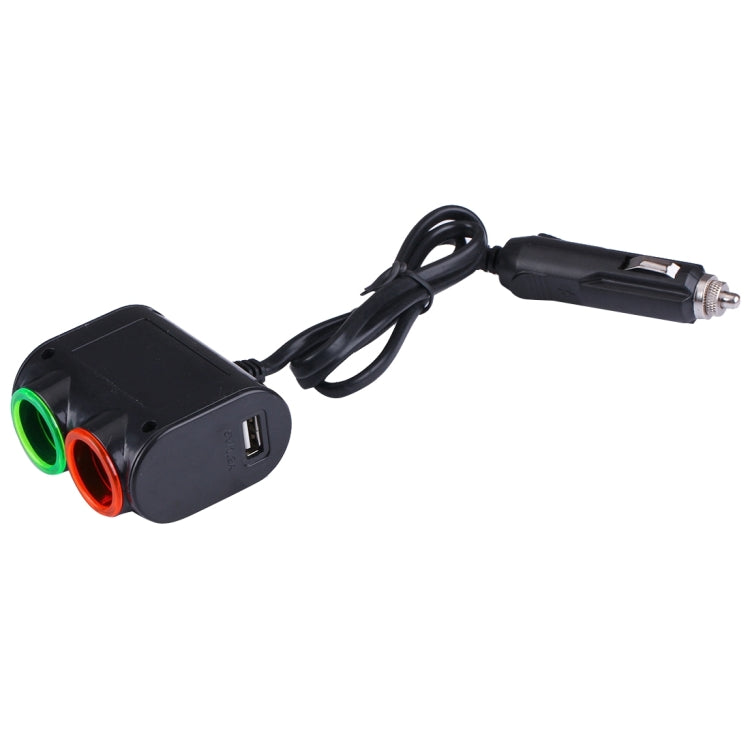 Olesson 1.2A USB Car Charger with LED Light for Vehicles