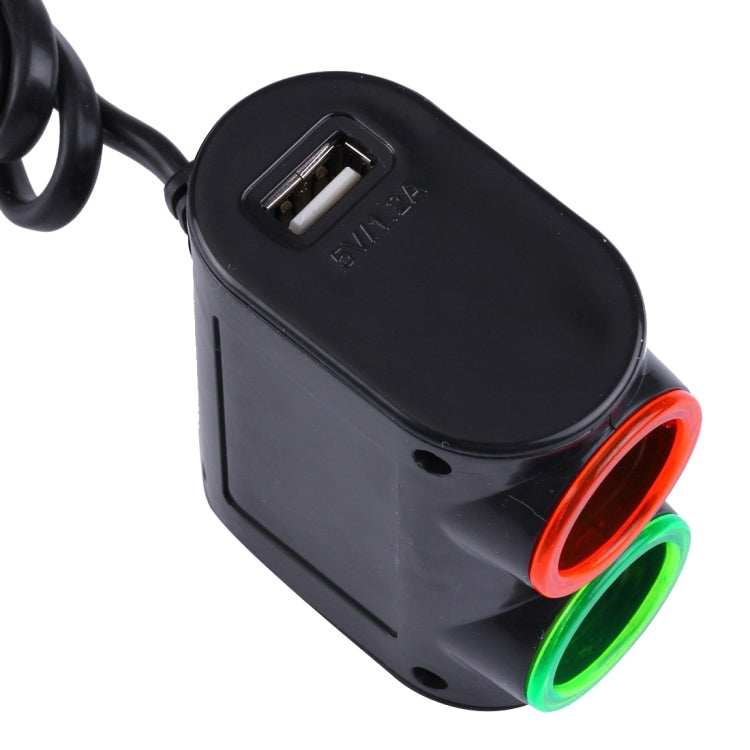 Olesson 1.2A USB Car Charger with LED Light for Vehicles