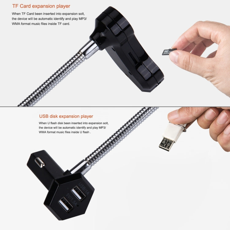 GT86 Dual USB Car Charger Bluetooth FM Transmitter Kit