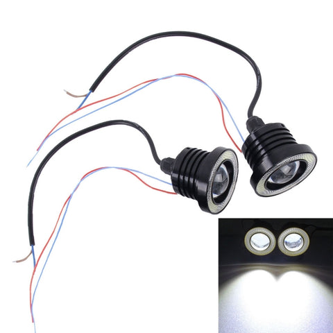 "Fendinebbia Car Angel Eyes - Coppia di Luci LED 2,5 pollici 10W 900LM 6500K per Auto - DC12-24V" - Novalix Store