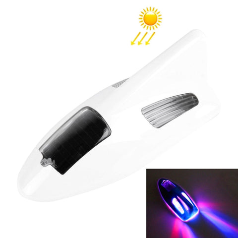 Luce solare colorata Anti collisione Pinna di squalo Fanale posteriore per auto LED Flash Spia di avvertenza