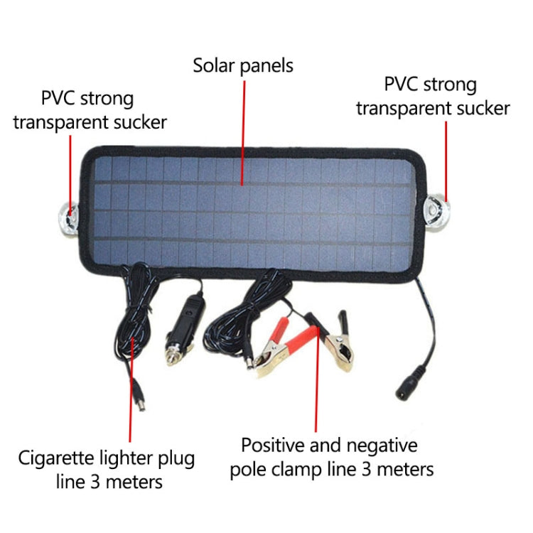 4.5W Portable Solar Battery Charger for Cars and Boats