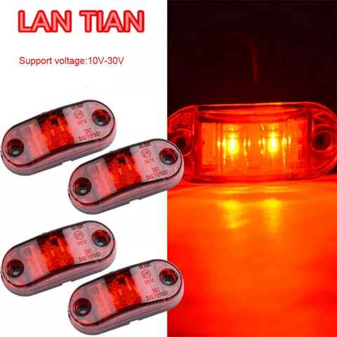 Set di 10 Luci LED Indicatori Laterali Piranha per Auto e Camion
