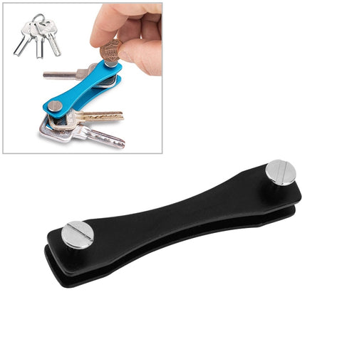 Clip portatile per riporre chiavi in metallo, (Orange), (Pink), (Green), (Grey), (Blue), (Red), (Black)