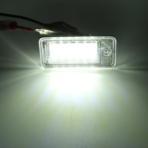 Luce Targa LED 2 Pezzi con 18 Lampade SMD-3528 per Audi