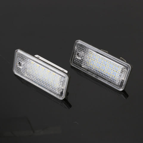 Luce targa da 2 pezzi con 18 lampade SMD-3528 per Audi, For Audi