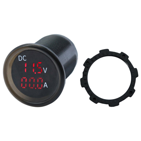 Voltmetro e Amperometro Impermeabile IP67 4,5-30 V per Modifica Auto