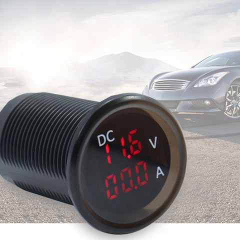Voltmetro e Amperometro Impermeabile IP67 4,5-30 V per Modifica Auto