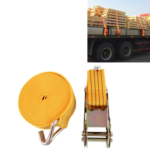 ST-213 Dispositif en paquet pour voiture de 10 m×4,6 cm à 2 tonneaux avec gancio et fibbia Cavo à haute résistance Cavo de récupération pour voitures lourdes Accessoires de fissaggio pour auto camion, 2T 10mx4.0cm