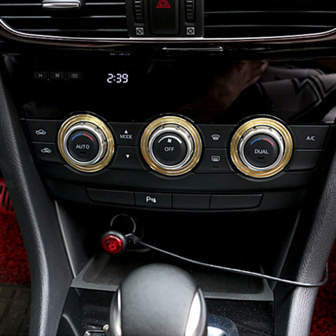 Garde-boue pour le climatiseur d'air en aluminium pour auto de 3 pièces pour ATENZA, Pour ATENZA (Rouge), Pour ATENZA (Argent), Pour ATENZA (Or), Pour ATENZA (Bleu)