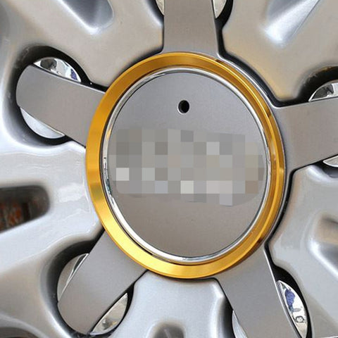 Anneau de déportation du mozzo ruota en aluminium pour voiture de 4 pièces pour Audi