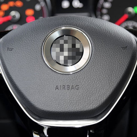 Anello decorativo per volante en alluminio per auto per Volkswagen, Pour Volkswagen